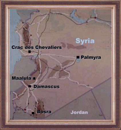 Map of Syria